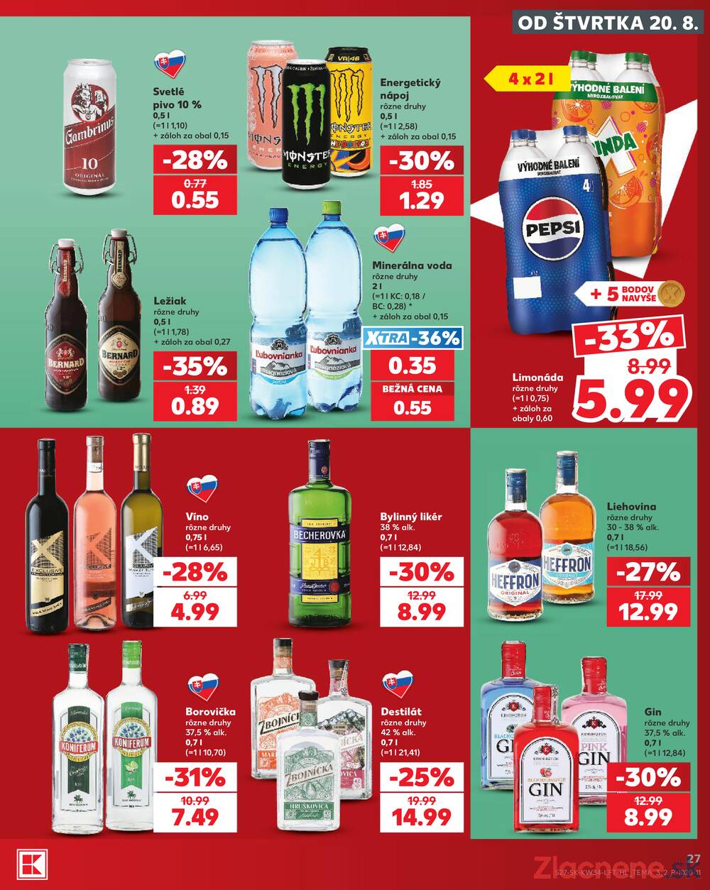 Kaufland 20.8. - 26.8. - Kaufland Svidník