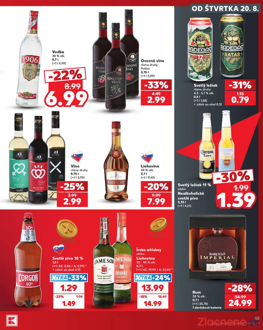 Kaufland 20.8. - 26.8. - Kaufland Svidník