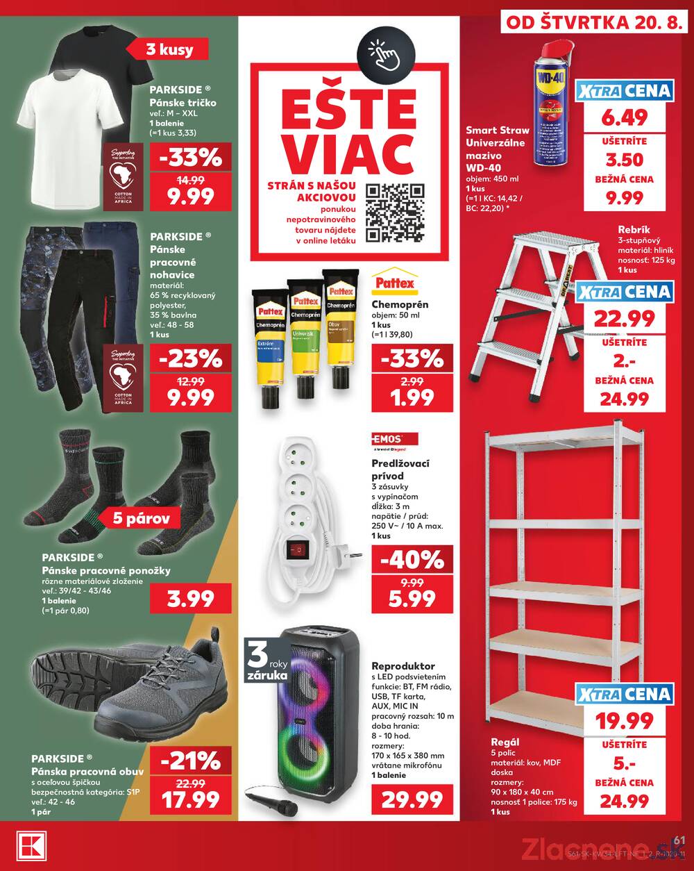 Kaufland 20.8. - 26.8. - Kaufland Svidník