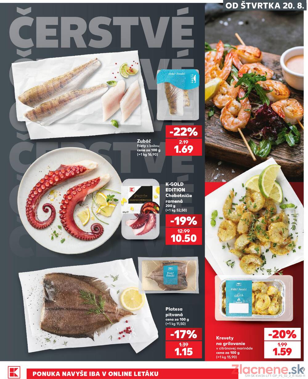 Kaufland 20.8. - 26.8. - Kaufland Handlová - Okružná ul.
