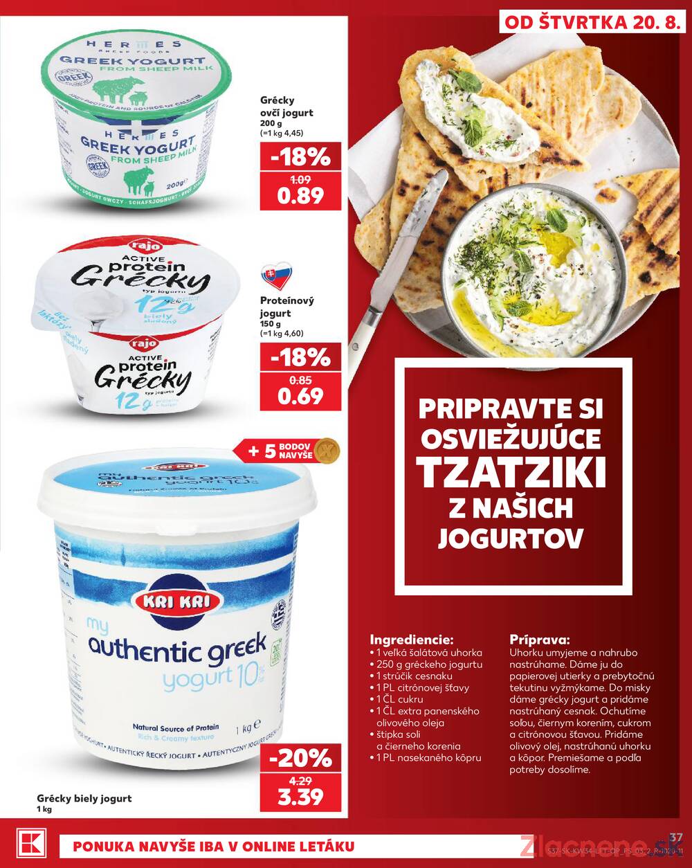 Kaufland 20.8. - 26.8. - Kaufland Handlová - Okružná ul.