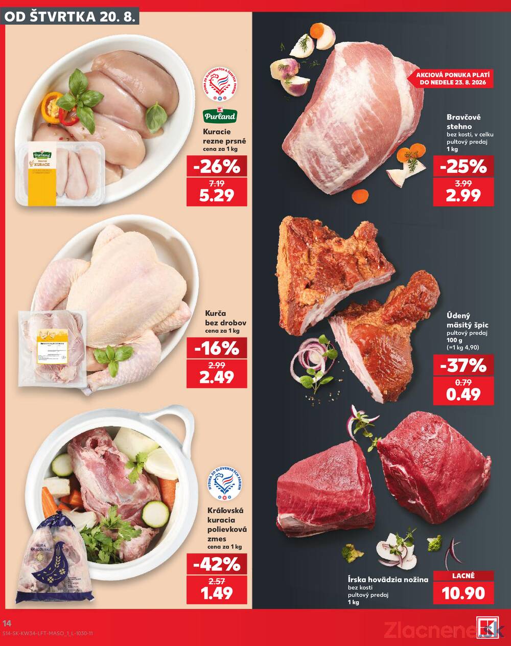 Kaufland 20.8. - 26.8. - Kaufland Veľký Meder