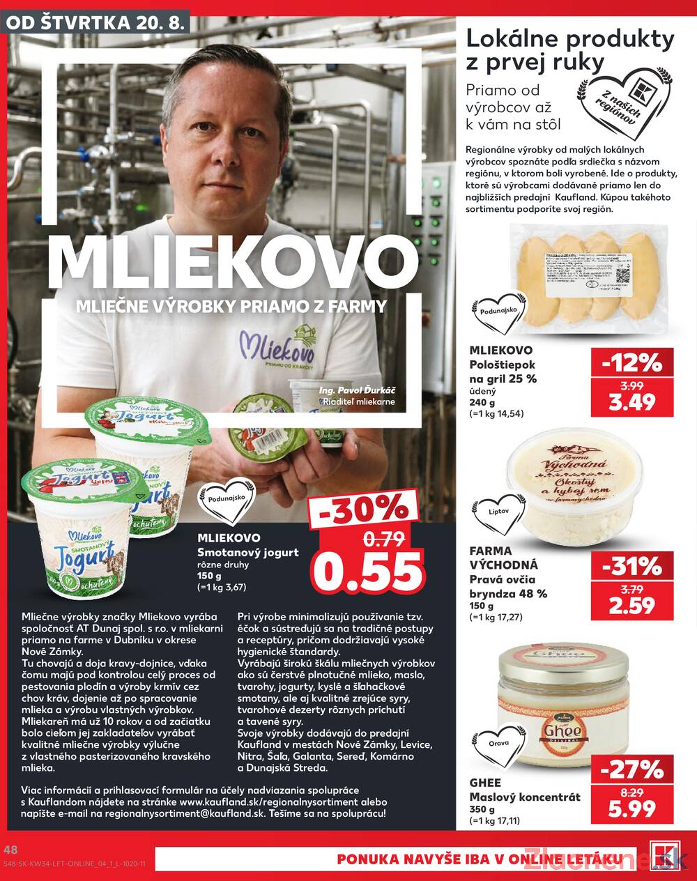 Kaufland 20.8. - 26.8. - Kaufland Sereď