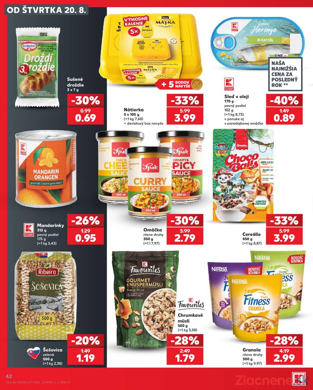 Kaufland 20.8. - 26.8. - Kaufland Bratislava - Avion (Ivanská cesta)