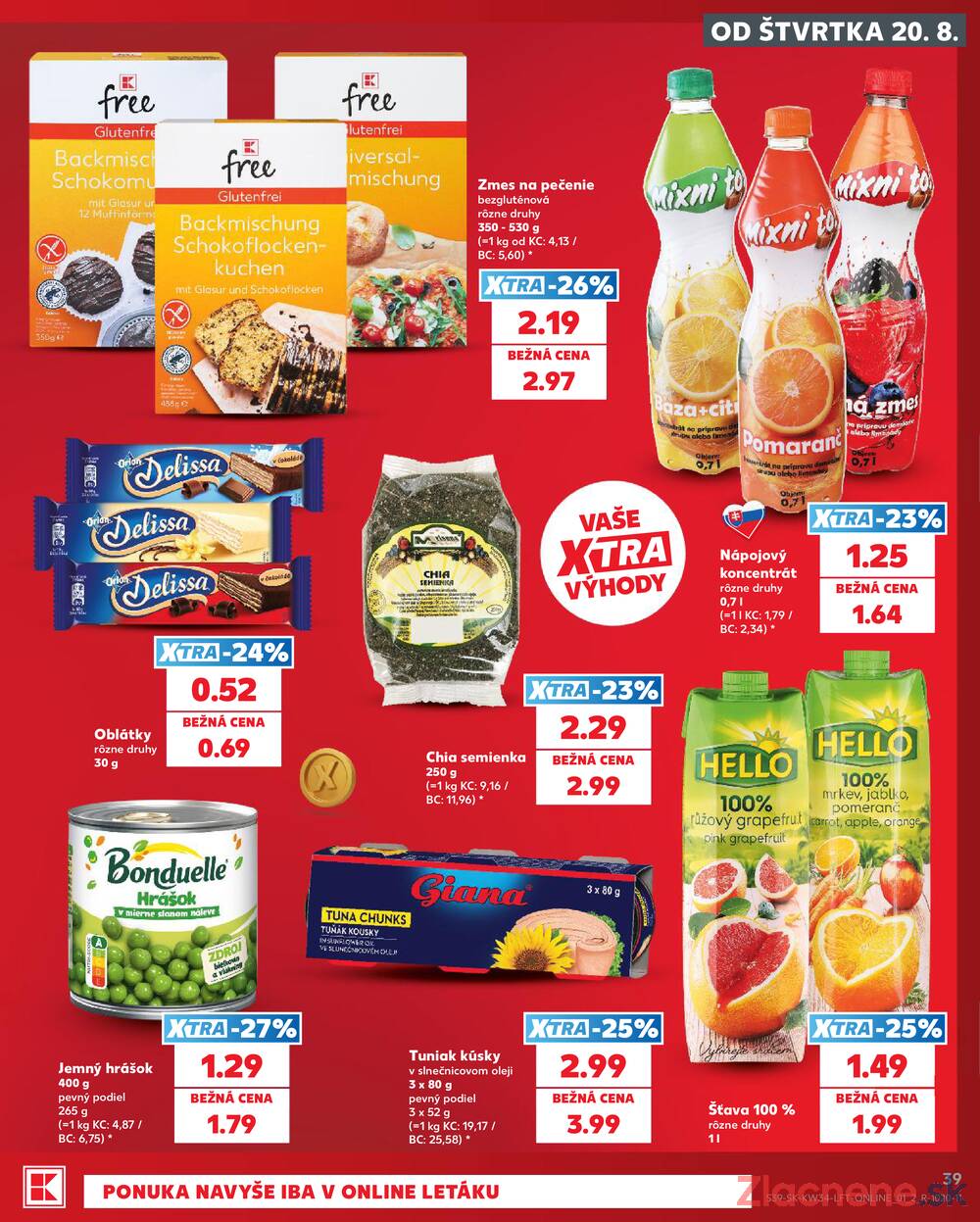 Kaufland 20.8. - 26.8. - Kaufland Žiar nad Hronom