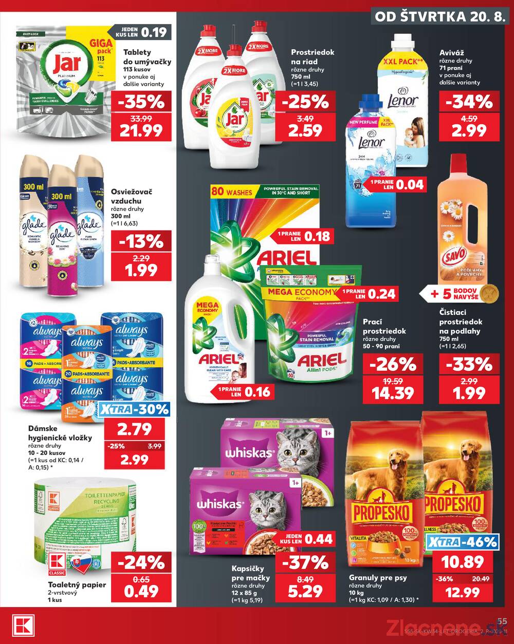 Kaufland 20.8. - 26.8. - Kaufland Žiar nad Hronom
