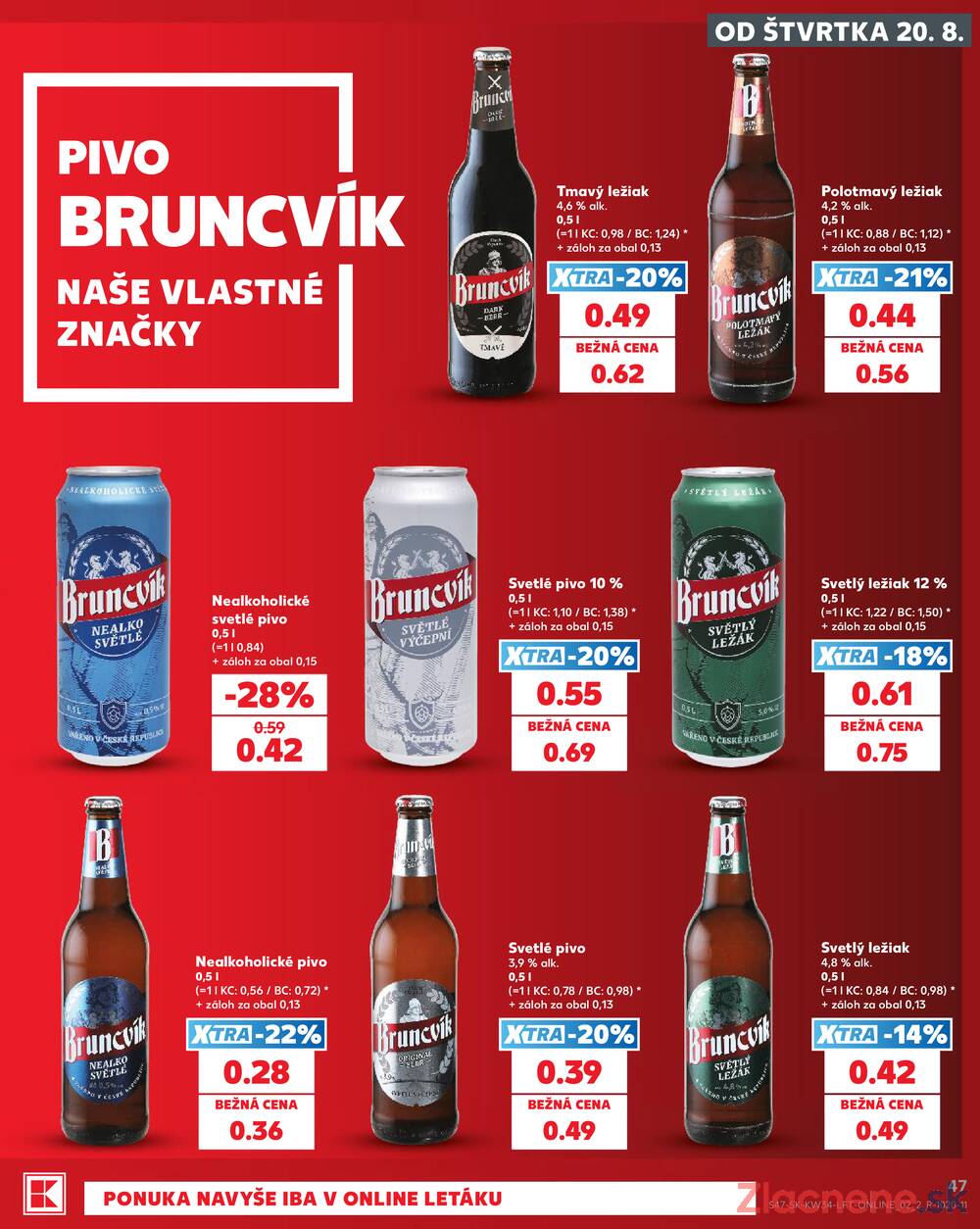 Kaufland 20.8. - 26.8. - Kaufland Trnava
