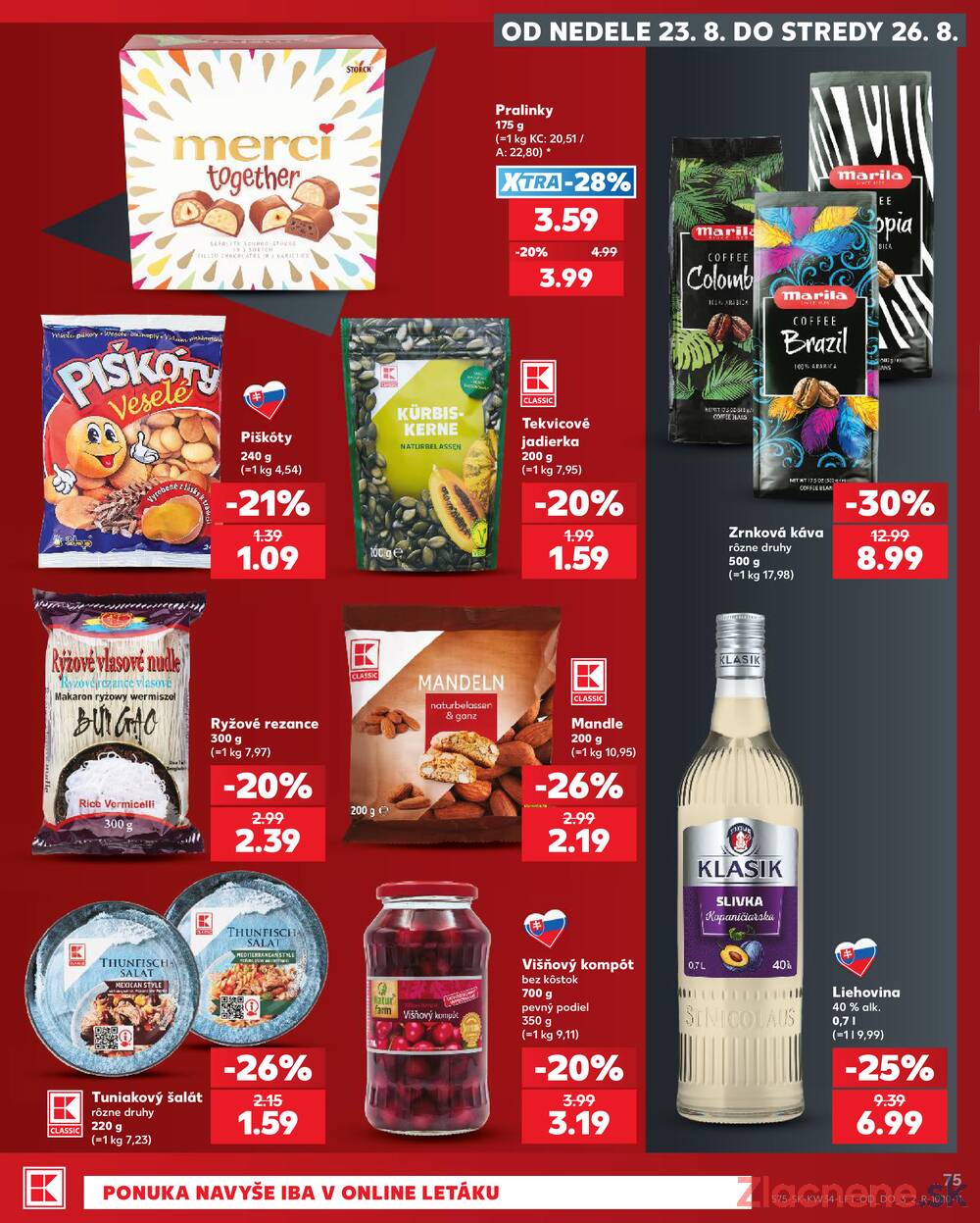 Kaufland 20.8. - 26.8. - Kaufland Trnava