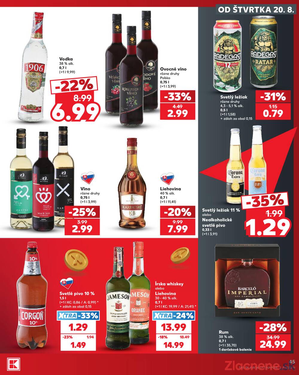 Kaufland 20.8. - 26.8. - Kaufland Považská Bystrica - Centrum