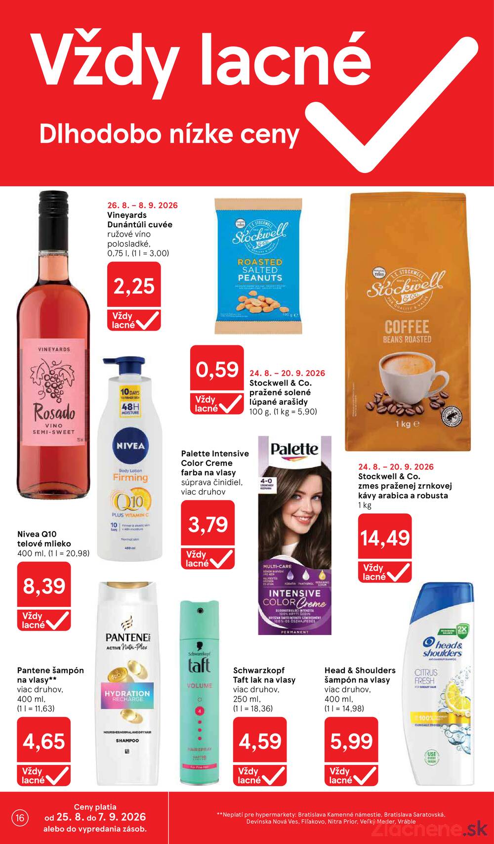 Tesco hypermarkety 26.8. - 1.9.