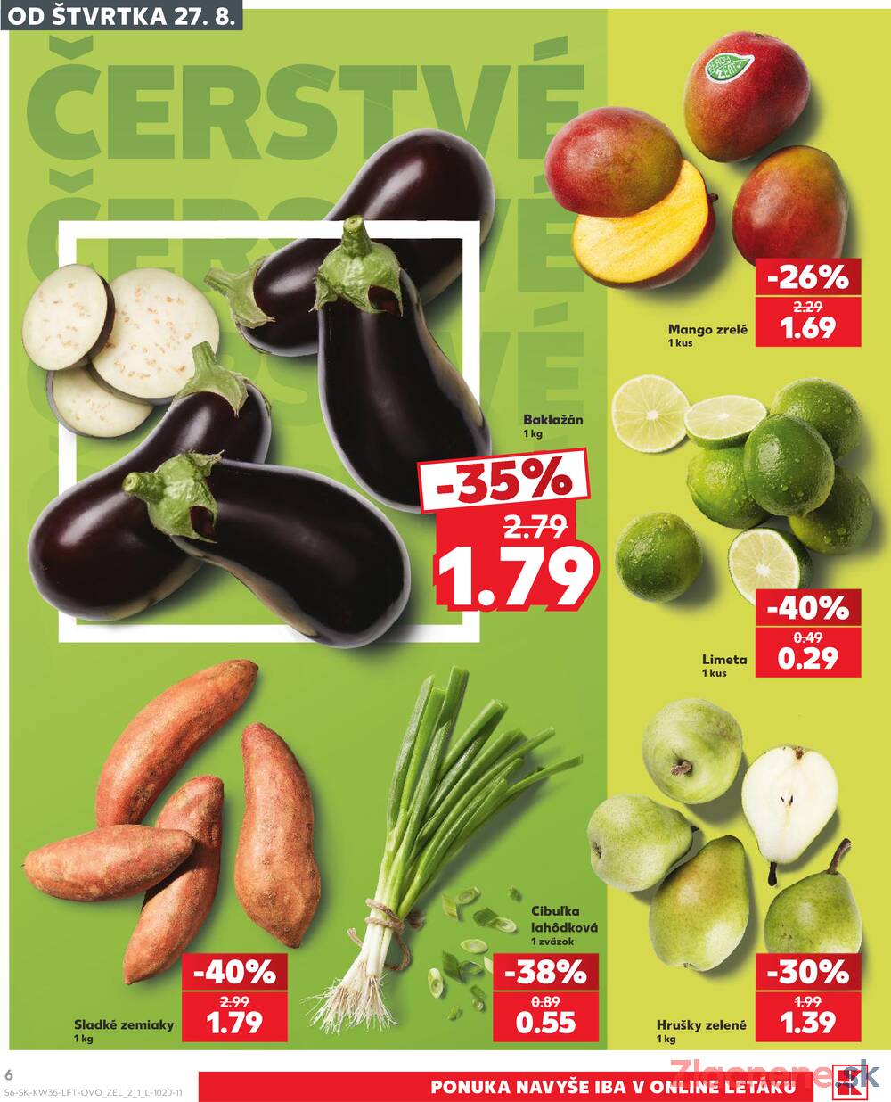 Kaufland 27.8. - 2.9. - Kaufland Púchov