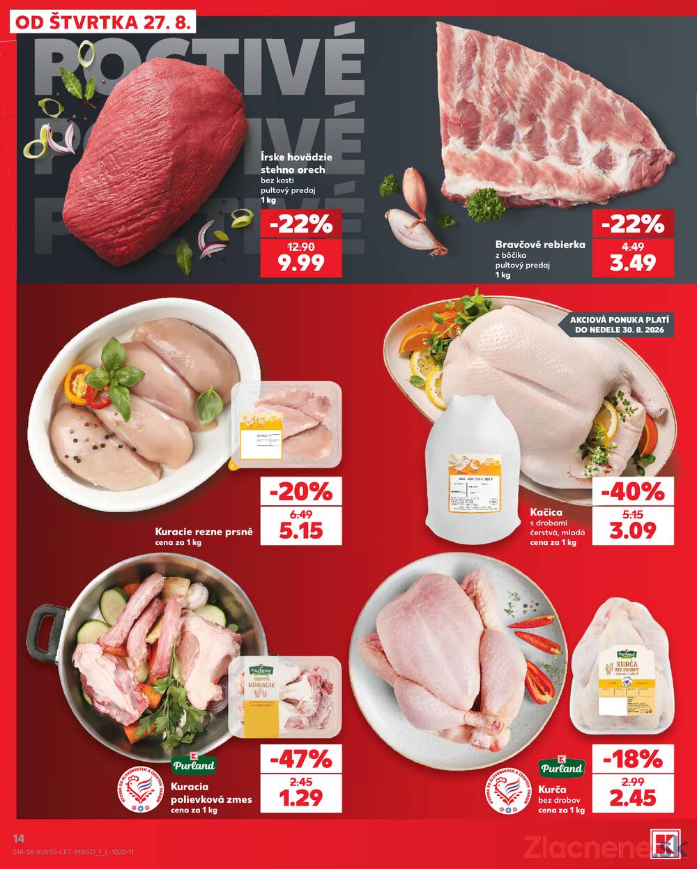 Kaufland 27.8. - 2.9. - Kaufland Púchov