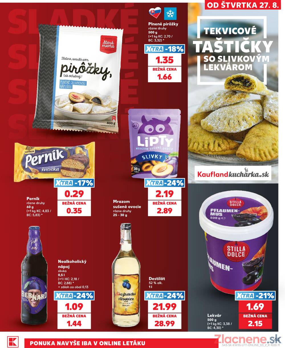 Kaufland 27.8. - 2.9. - Kaufland Púchov