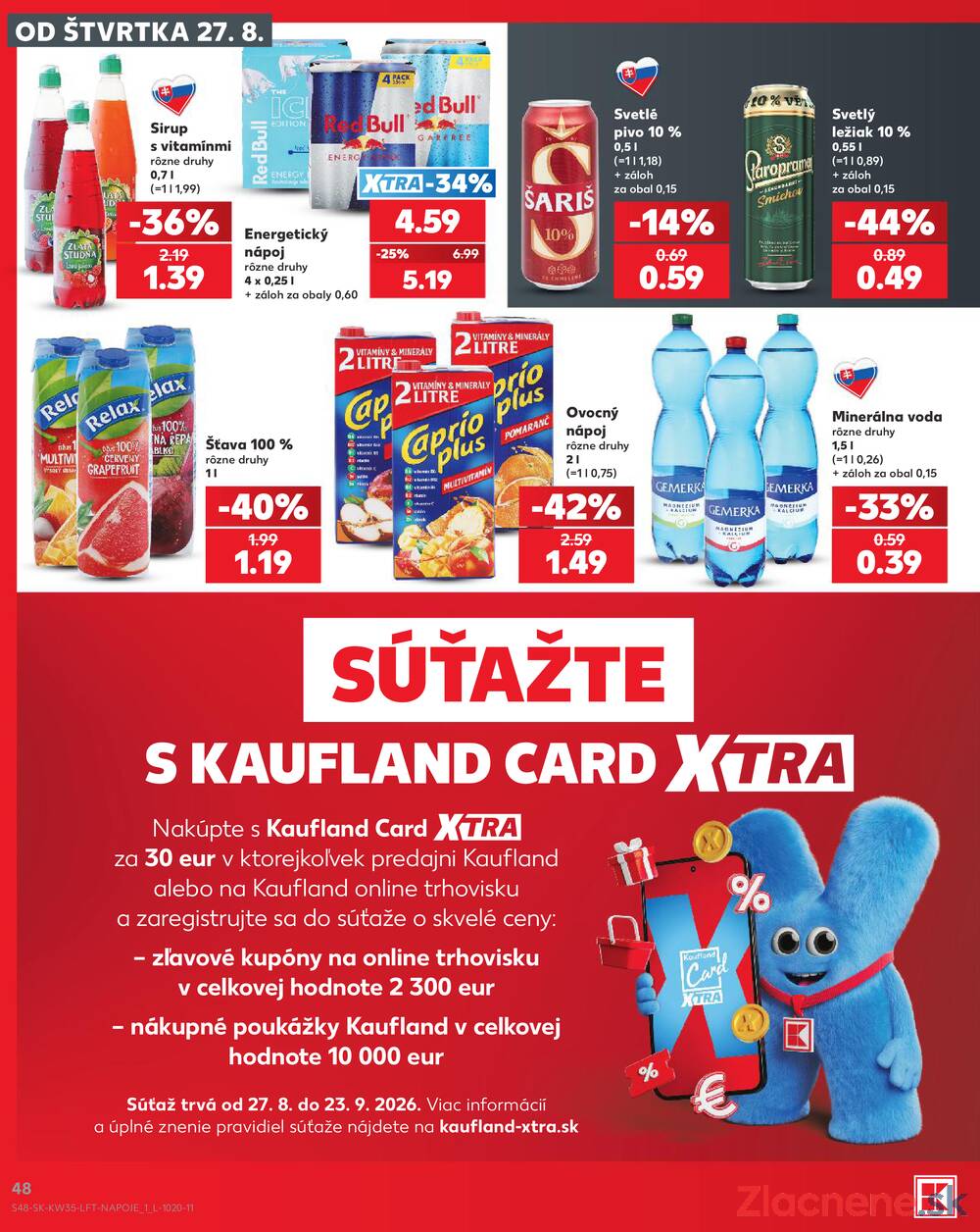 Kaufland 27.8. - 2.9. - Kaufland Púchov