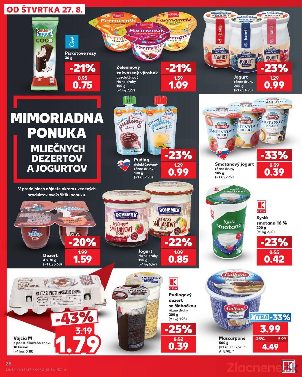 Kaufland 27.8. - 2.9. - Kaufland Piešťany