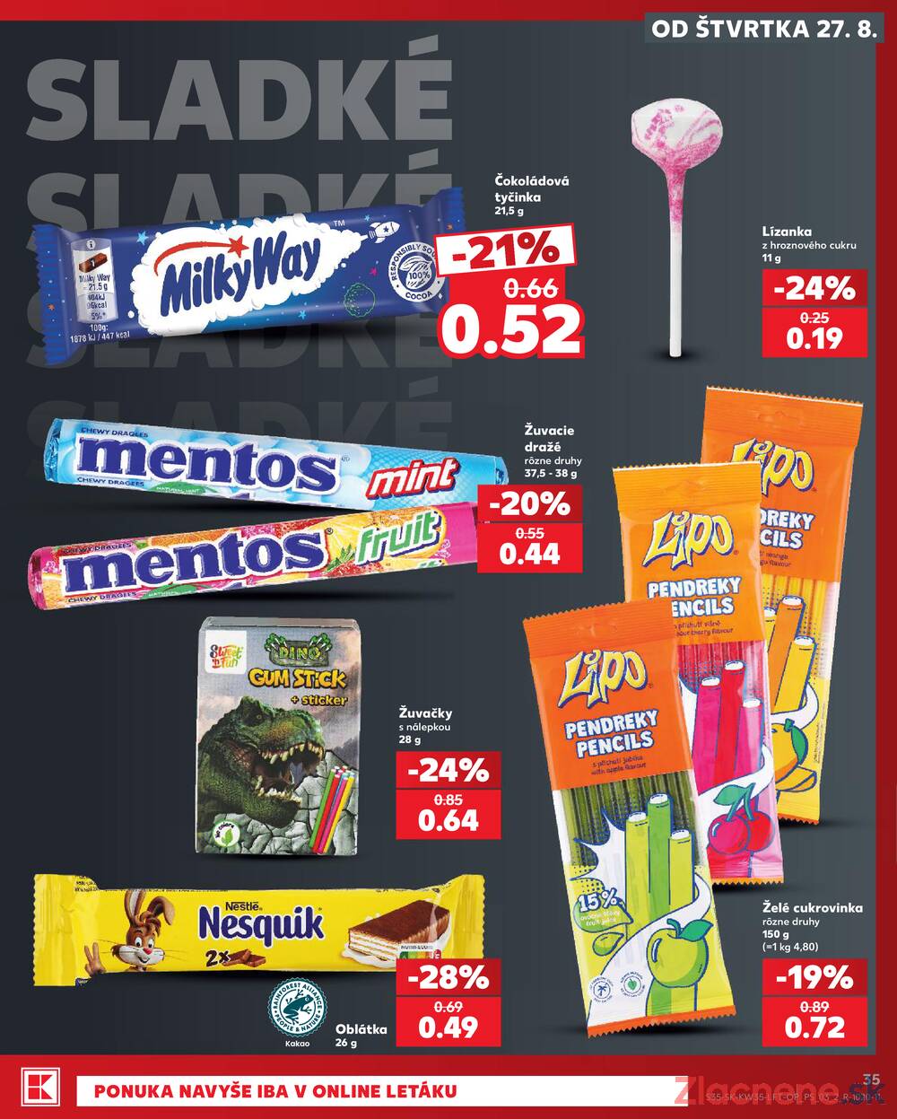 Kaufland 27.8. - 2.9. - Kaufland Malacky