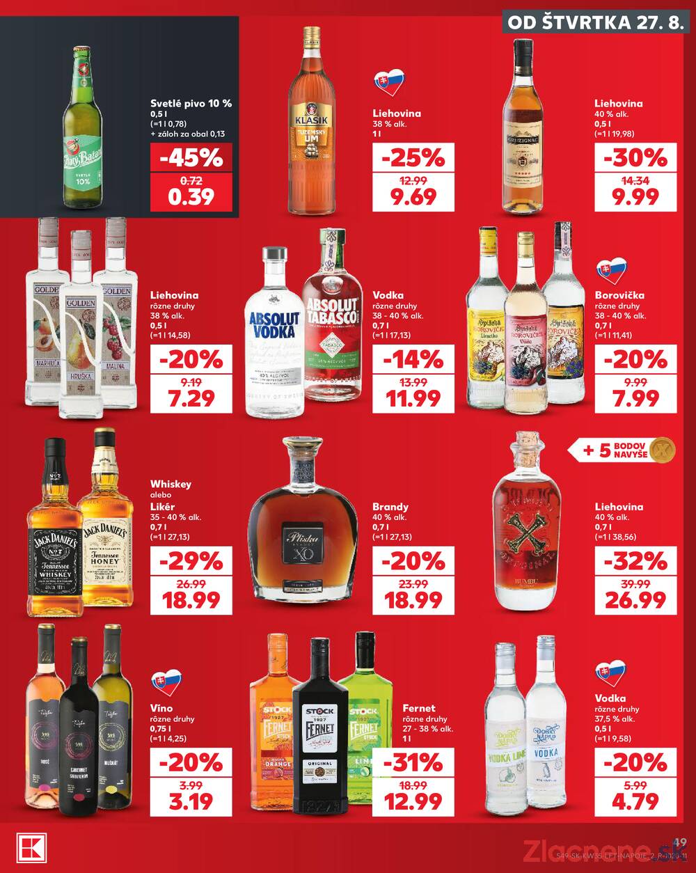 Kaufland 27.8. - 2.9. - Kaufland Malacky