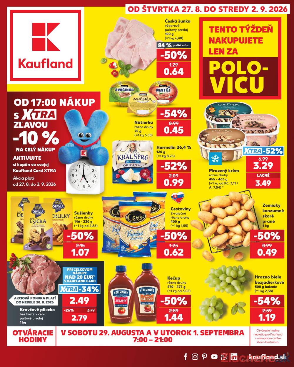 Leták Kaufland - Kaufland 27.8. - 2.9. - Kaufland Senec - strana 1 Leták Kaufland - Kaufland 27.8. - 2.9. - Kaufland Senec - strana 1