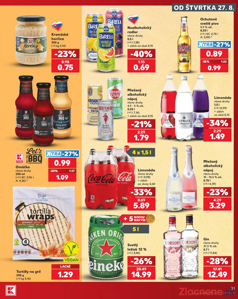 Kaufland 27.8. - 2.9. - Kaufland Bratislava - Petržalka