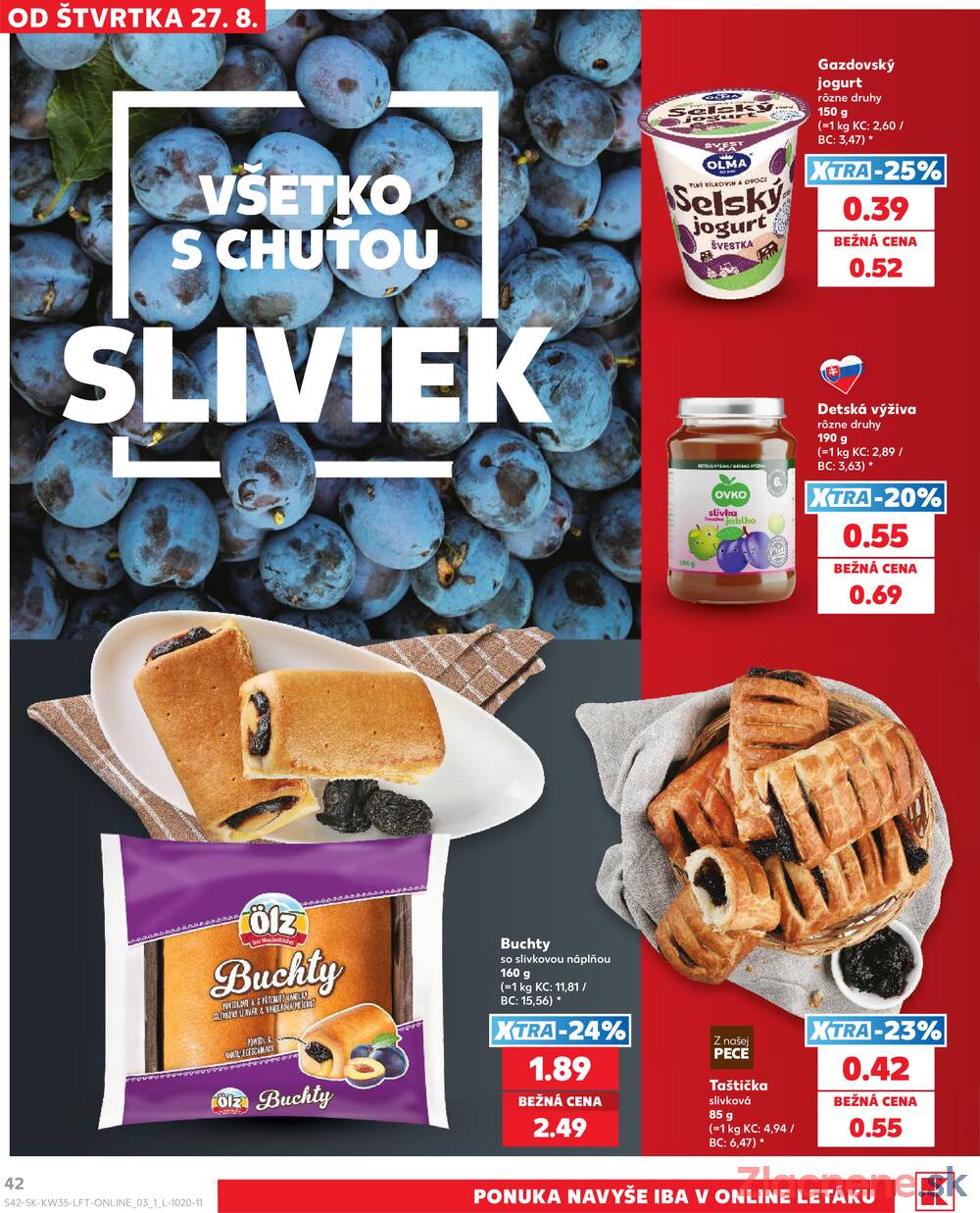 Kaufland 27.8. - 2.9. - Kaufland Bratislava - Avion (Ivanská cesta)