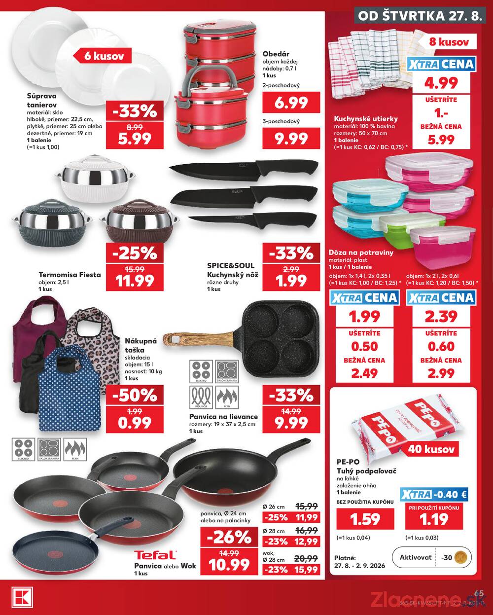 Kaufland 27.8. - 2.9. - Kaufland Bratislava - Avion (Ivanská cesta)
