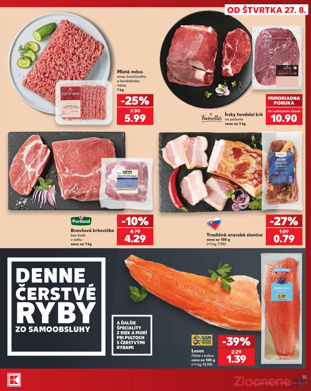 Kaufland 27.8. - 2.9. - Kaufland Liptovský Mikuláš