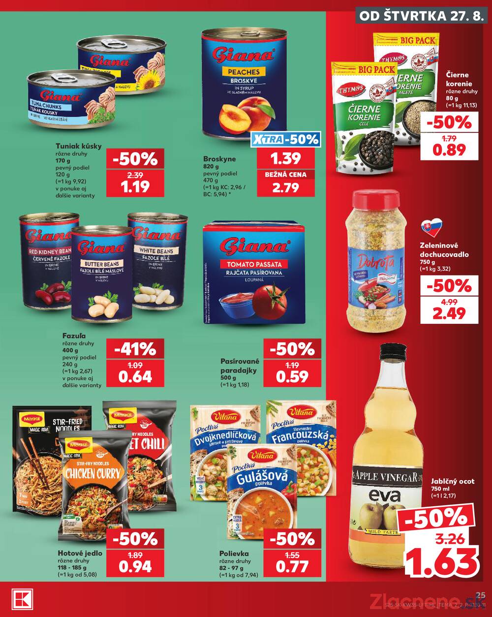 Kaufland 27.8. - 2.9. - Kaufland Liptovský Mikuláš