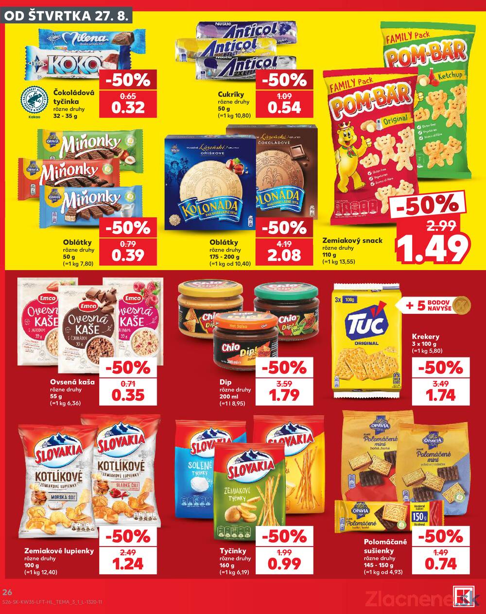 Kaufland 27.8. - 2.9. - Kaufland Košice-Pri hati