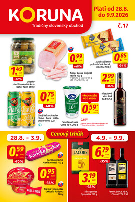 leták KORUNA