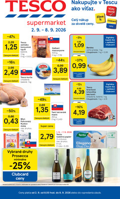 leták Tesco