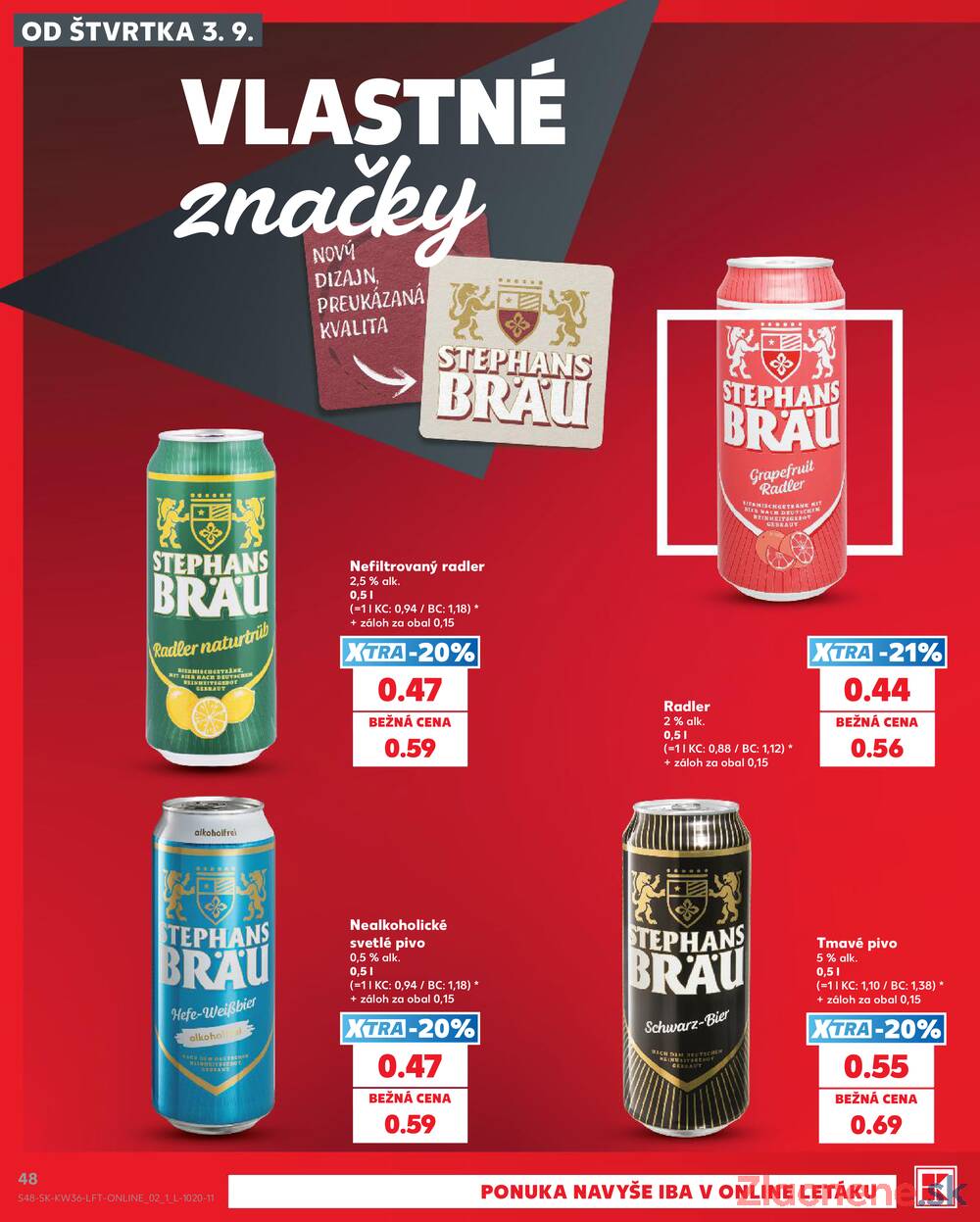 Kaufland 3.9. - 9.9. - Kaufland Bardejov