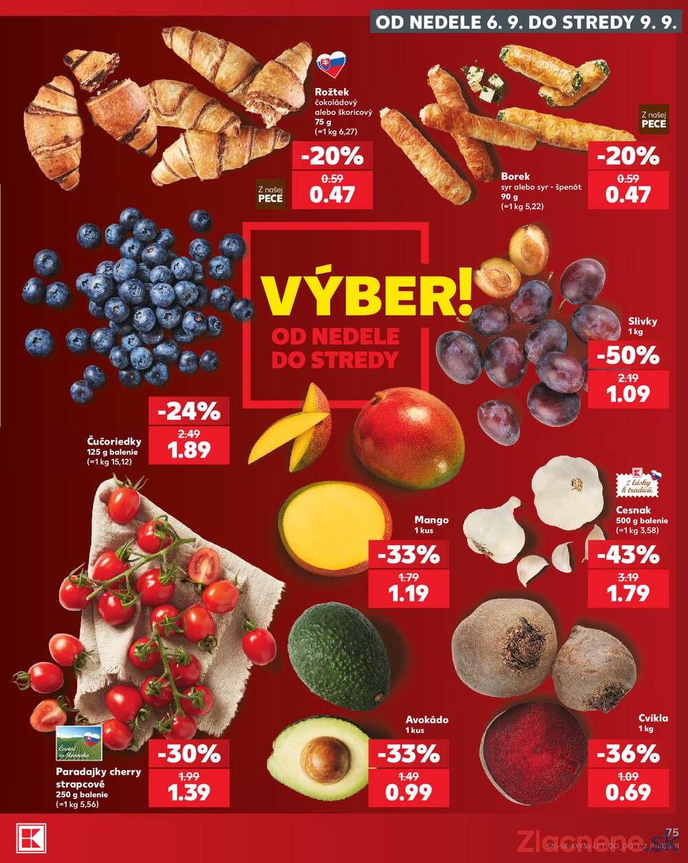Kaufland 3.9. - 9.9. - Kaufland Rožňava