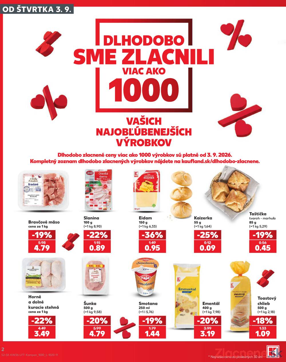 Kaufland 3.9. - 9.9. - Kaufland Poprad - Jiřího Wolkera