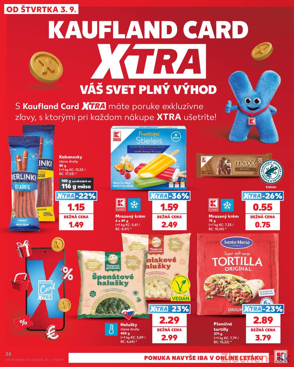 Kaufland 3.9. - 9.9. - Kaufland Poprad - Jiřího Wolkera