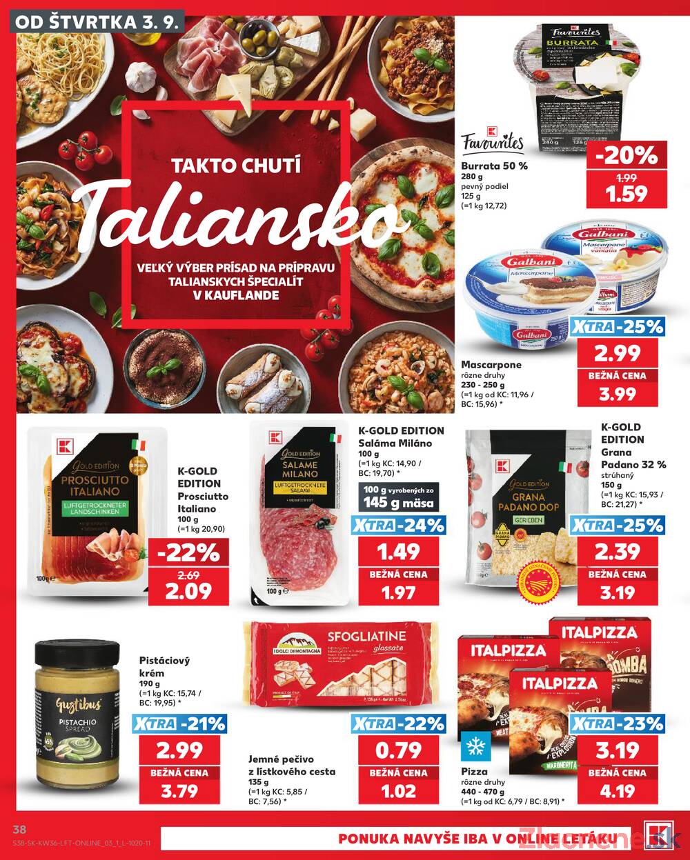 Kaufland 3.9. - 9.9. - Kaufland Piešťany