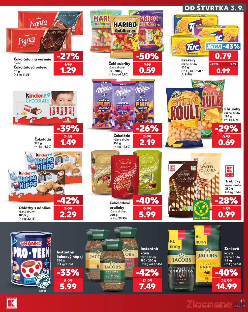 Kaufland 3.9. - 9.9. - Kaufland Piešťany