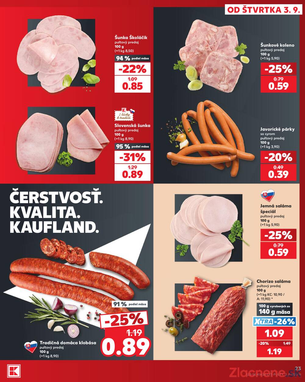 Kaufland 3.9. - 9.9. - Kaufland Bratislava - Petržalka