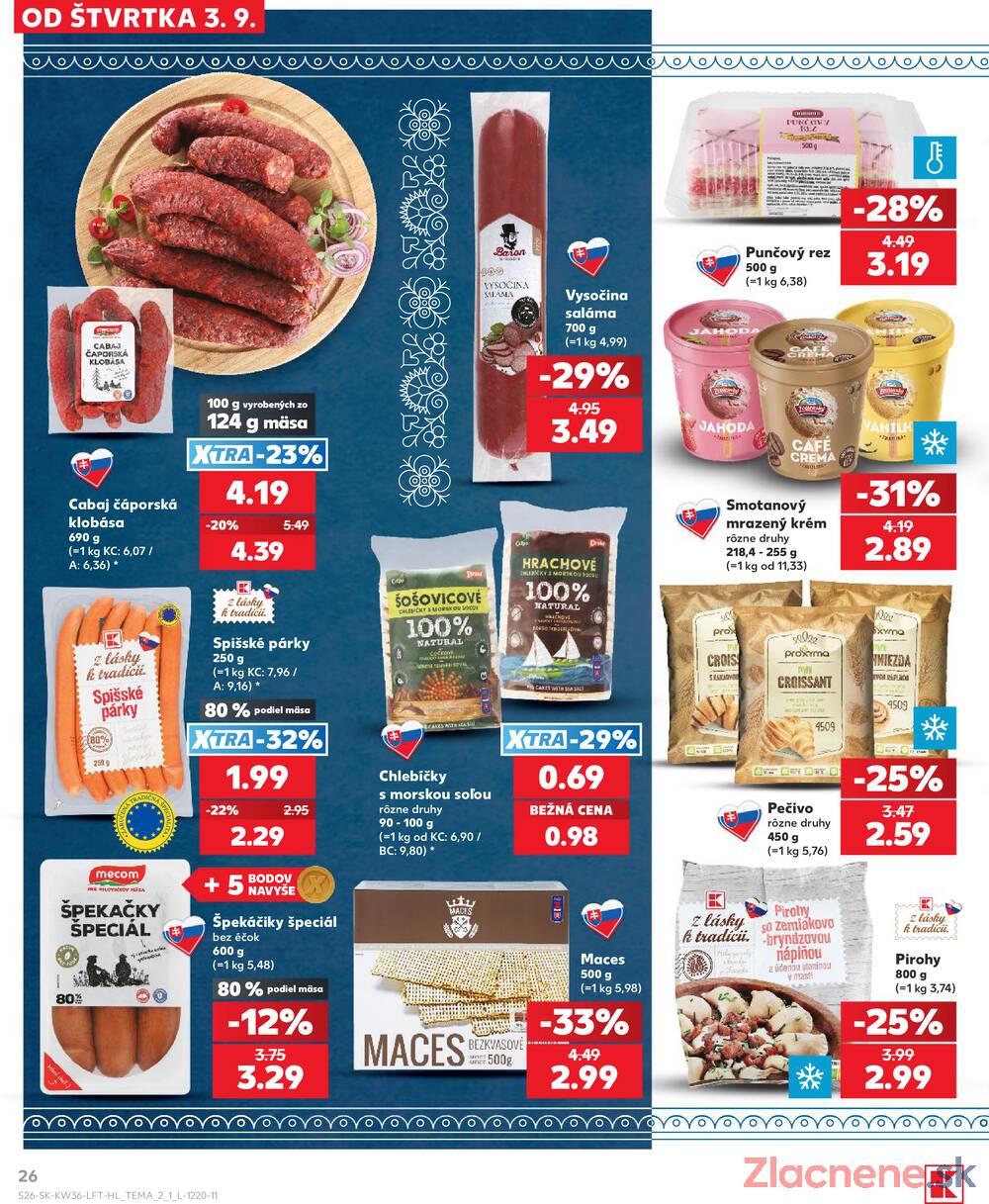 Kaufland 3.9. - 9.9. - Kaufland Trnava - Juh - Bratislavská