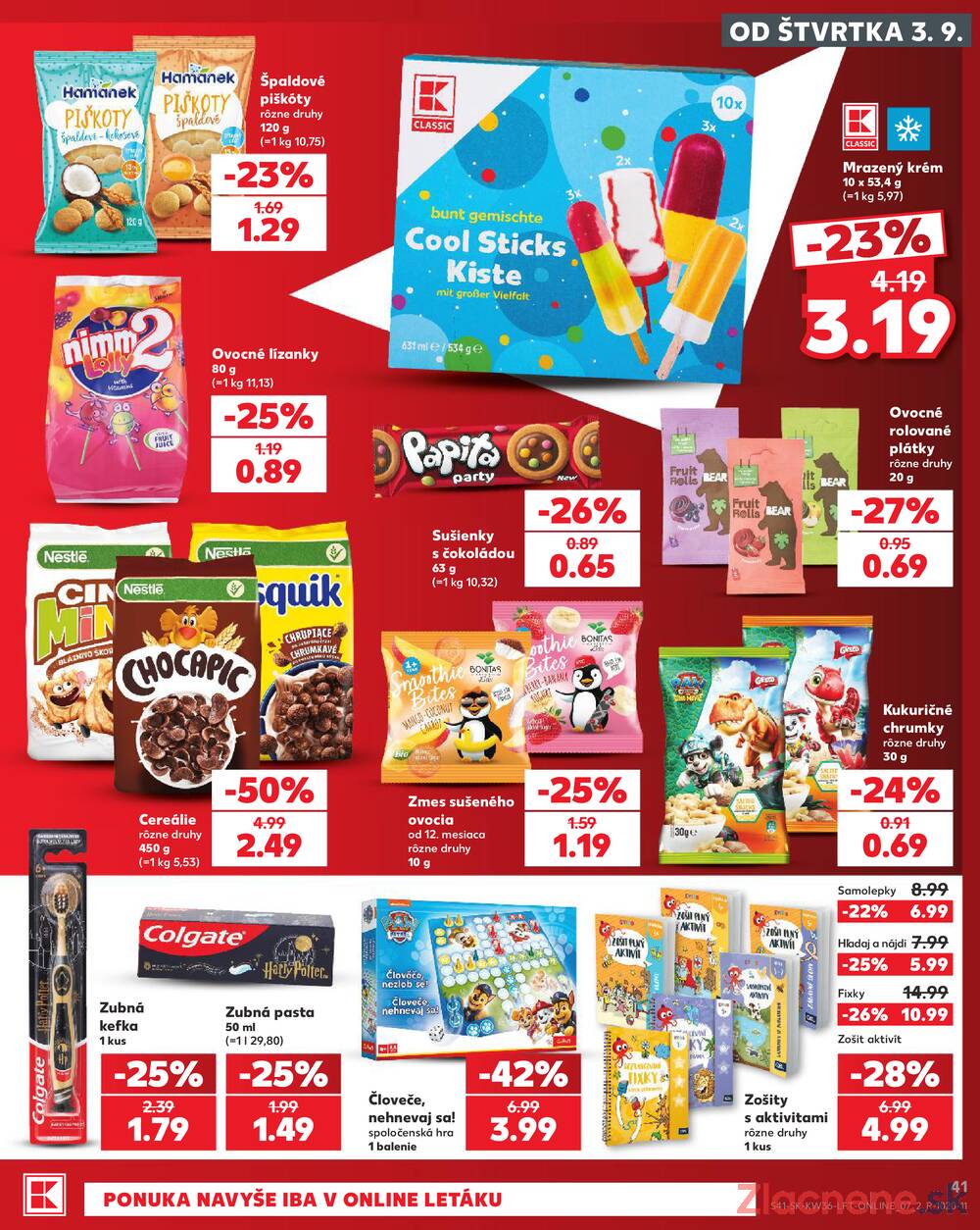 Kaufland 3.9. - 9.9. - Kaufland Trnava - Juh - Bratislavská