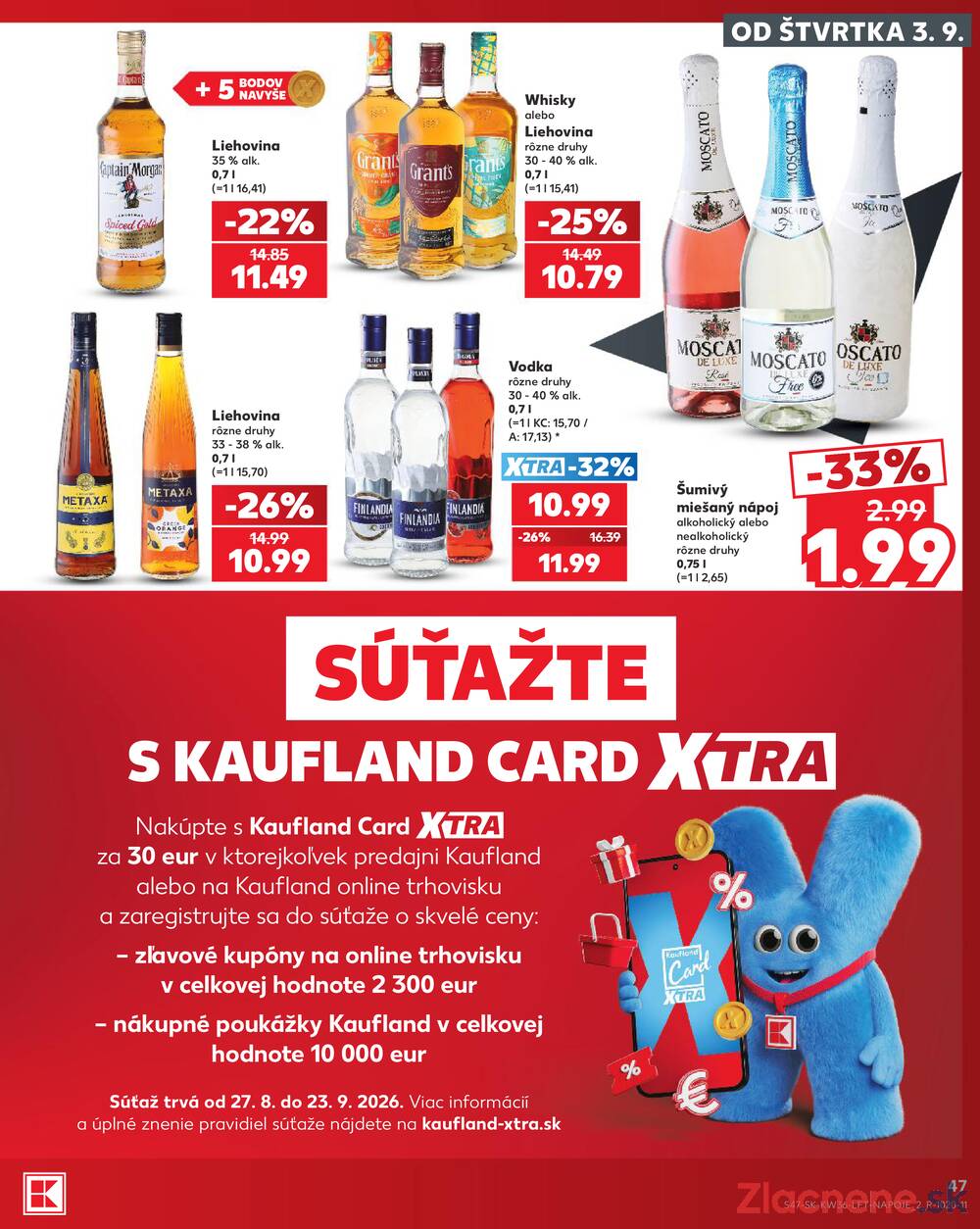 Kaufland 3.9. - 9.9. - Kaufland Trnava - Juh - Bratislavská