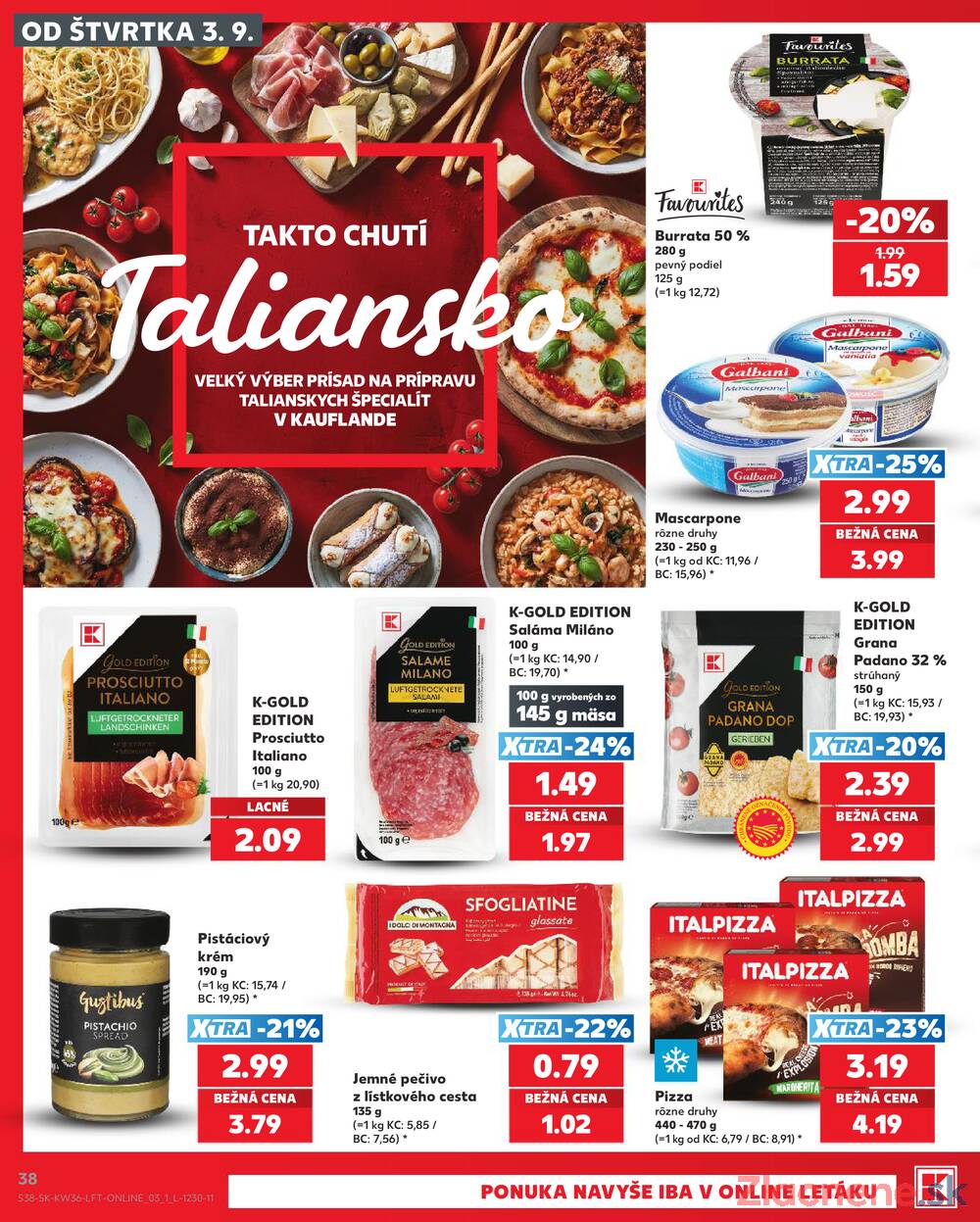 Kaufland 3.9. - 9.9. - Kaufland Liptovský Mikuláš