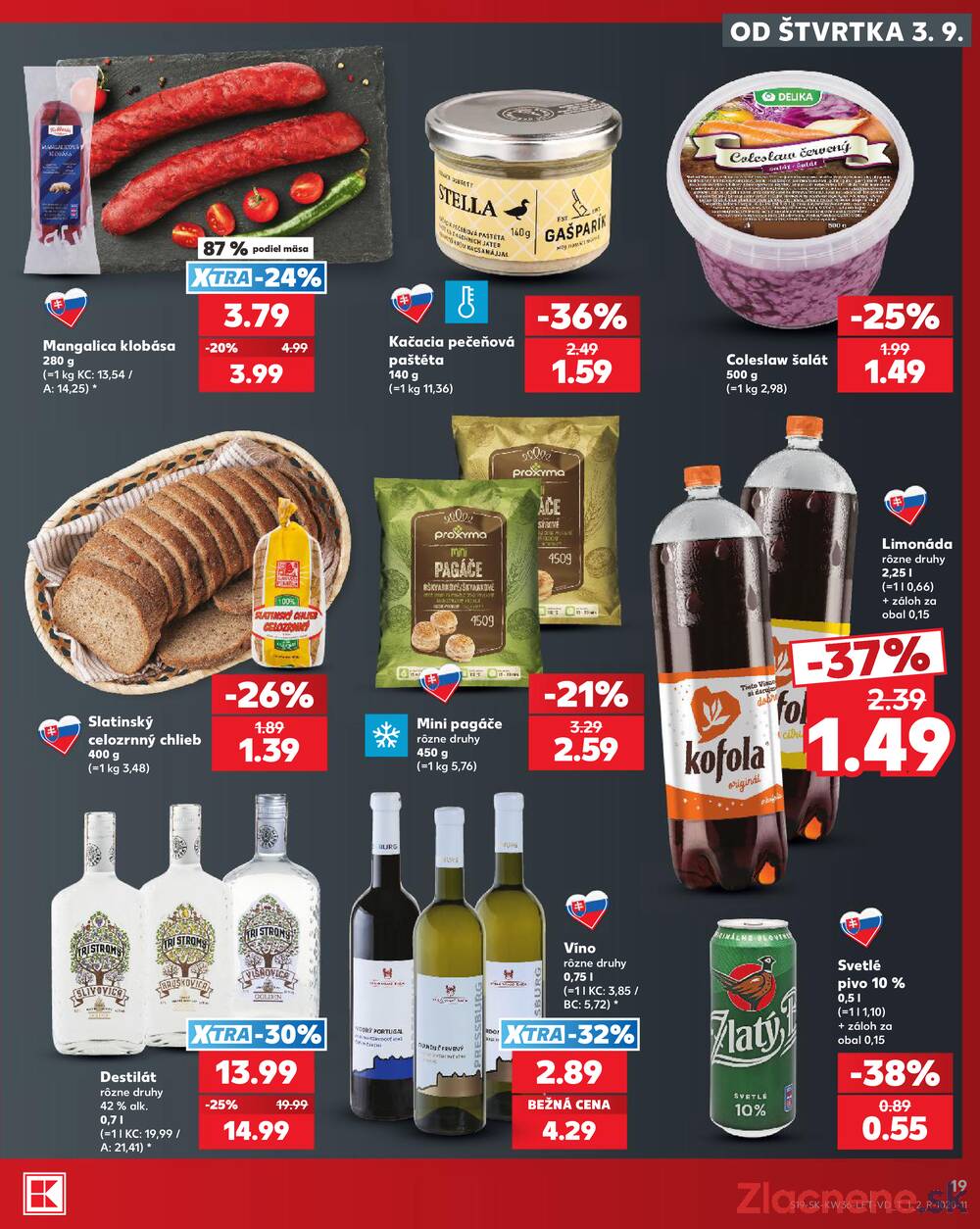 Kaufland 3.9. - 9.9. - Kaufland Ružomberok