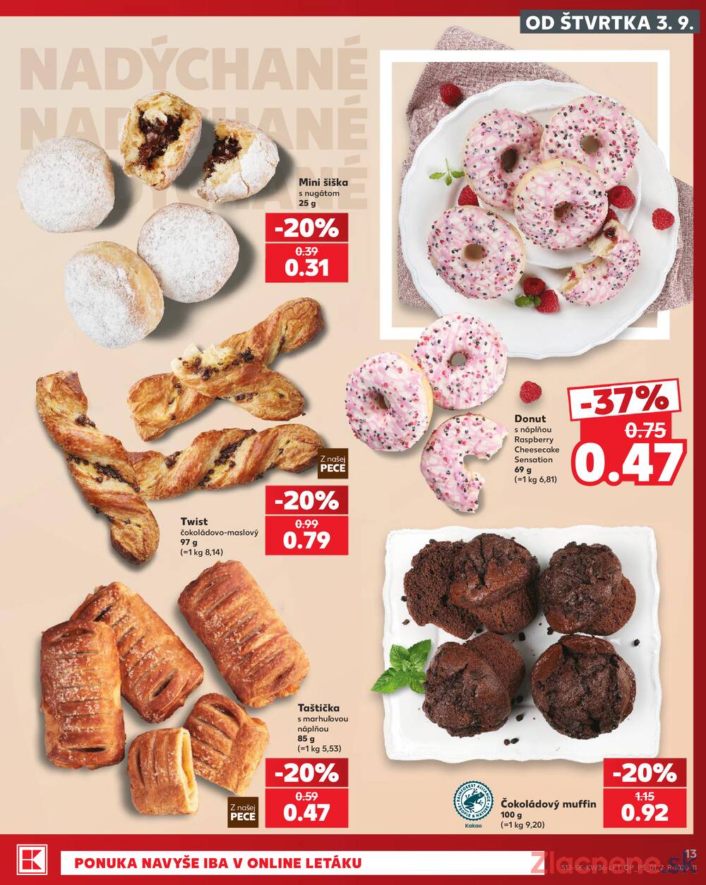 Kaufland 3.9. - 9.9. - Kaufland Žiar nad Hronom