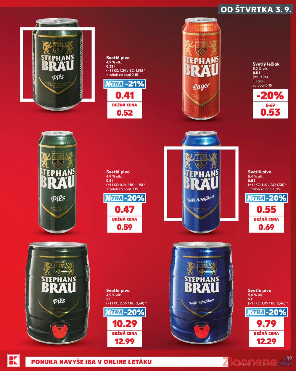 Kaufland 3.9. - 9.9. - Kaufland Košice - Nad Jazerom
