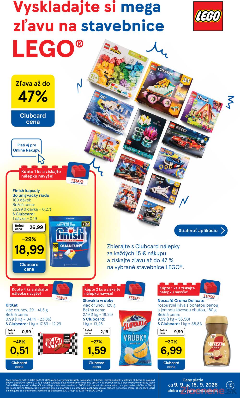 Leták Tesco - Tesco supermarkety od 9.9. do 15.9.2026 - strana 15 Leták Tesco - Tesco supermarkety od 9.9. do 15.9.2026 - strana 15