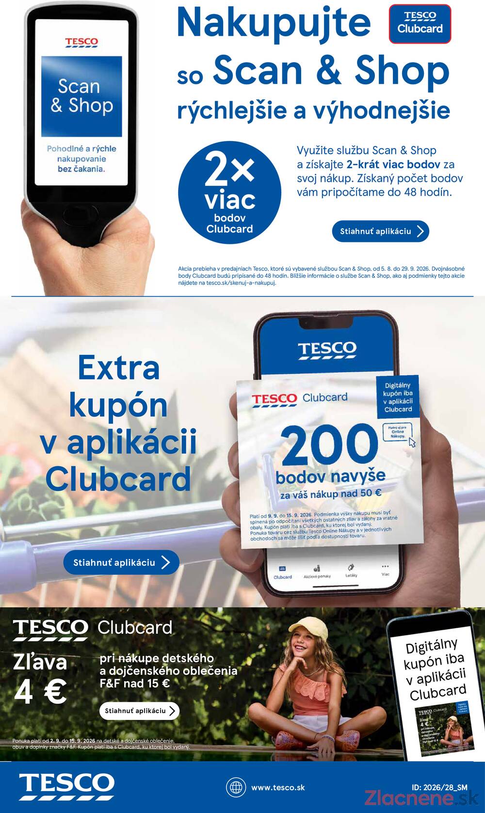 Tesco supermarkety od 9.9. do 15.9.2026