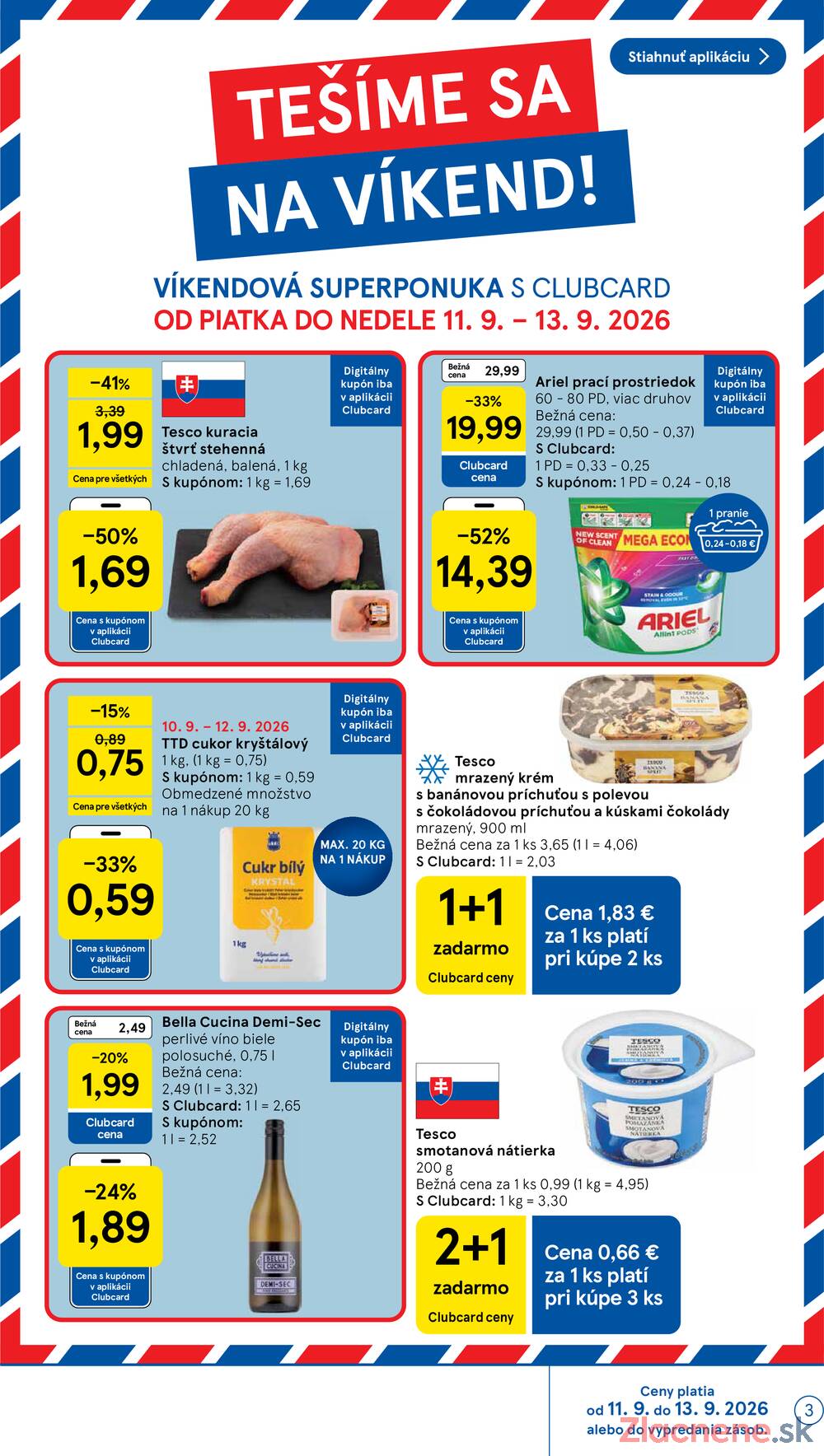 Leták Tesco - Tesco hypermarkety 9.9.- 15.9. - strana 3 Leták Tesco - Tesco hypermarkety 9.9.- 15.9. - strana 3