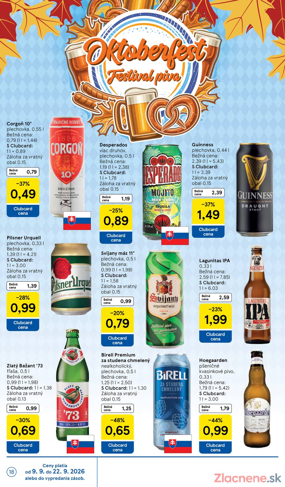 Leták Tesco - Tesco hypermarkety 9.9.- 15.9. - strana 18 Leták Tesco - Tesco hypermarkety 9.9.- 15.9. - strana 18