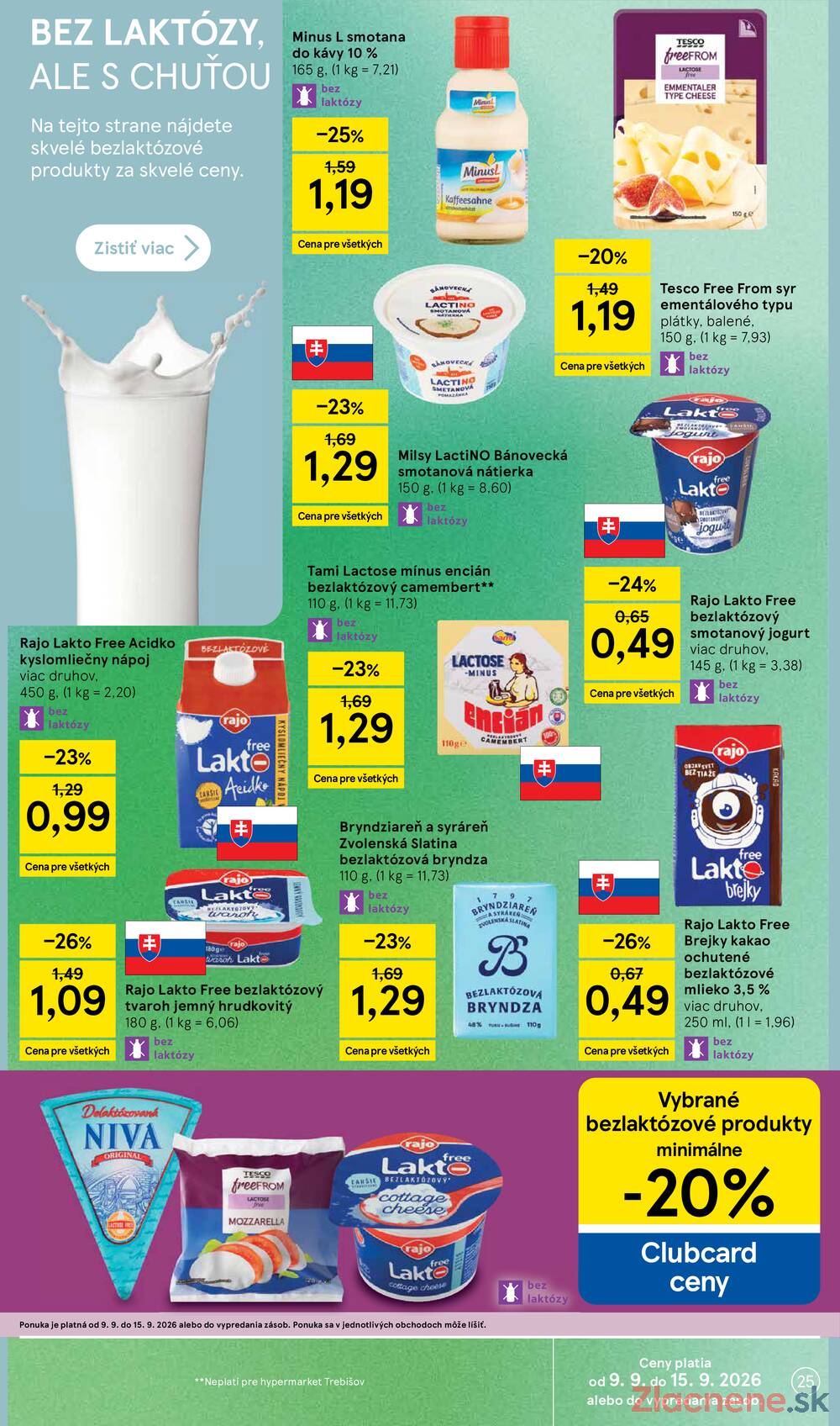Leták Tesco - Tesco hypermarkety 9.9.- 15.9. - strana 25 Leták Tesco - Tesco hypermarkety 9.9.- 15.9. - strana 25