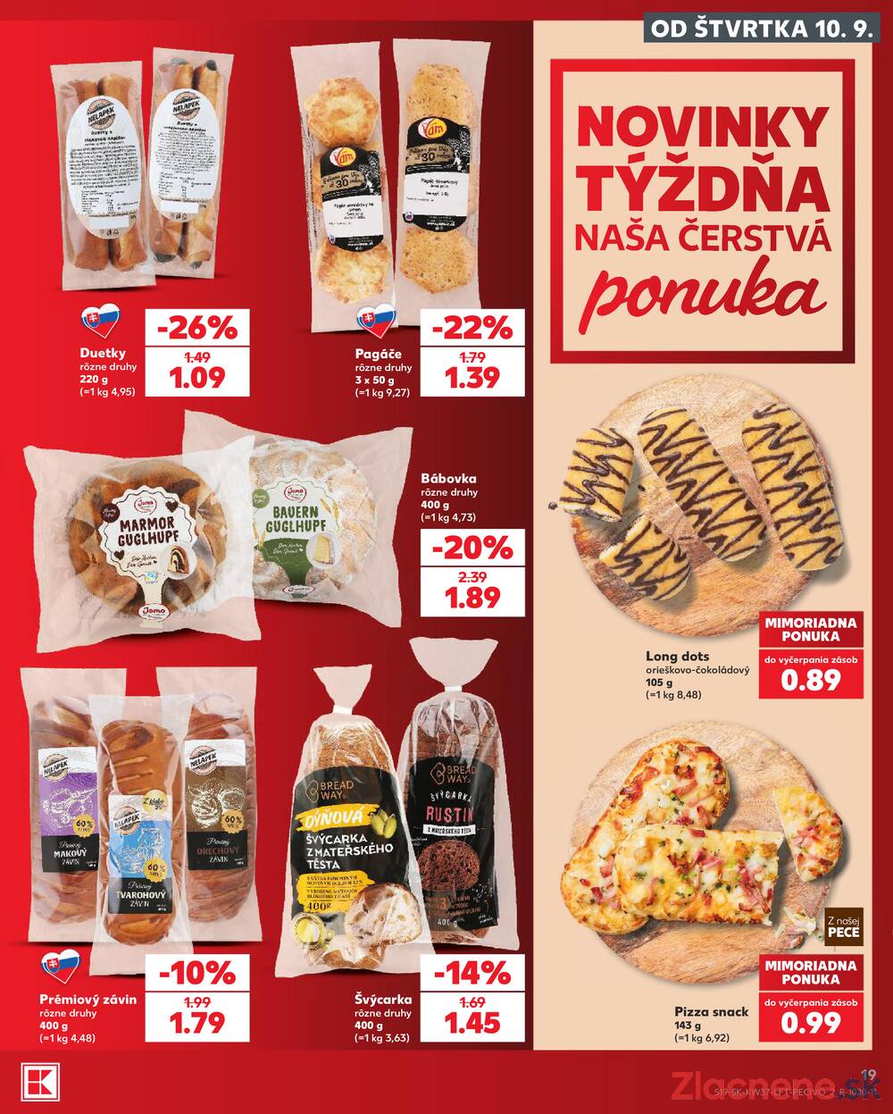 Kaufland 10.9. - 16.9. - Kaufland Rožňava